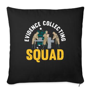 Evidence Collection Squad, Ermittler - Sofakissenbezug 45 x 45 cm - Schwarz - Vorne