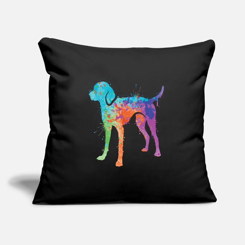 Braque de Weimar Chiens Maman Braque de Weimar Dames Housse de coussin décorative 45 x 45 cm