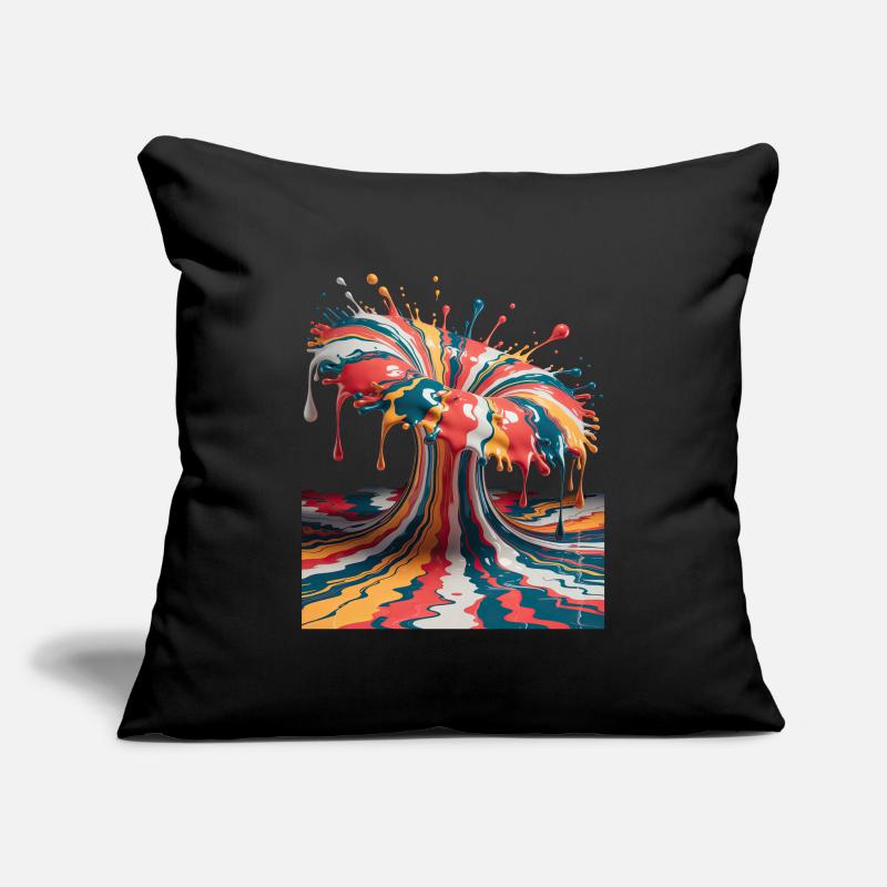 Regenbogen-Farbexplosion Sofakissenbezug 45 x 45 cm