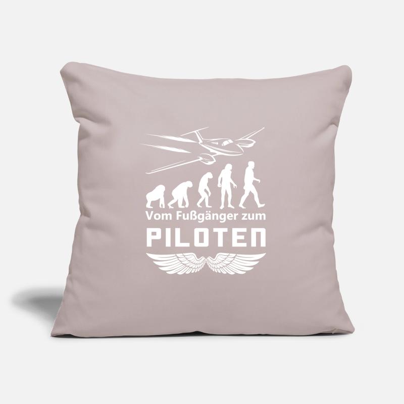 Pilot Piloten Evolution Geschenk Sofakissenbezug 45 x 45 cm