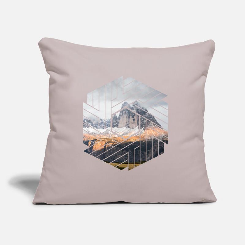 Three Peaks Dolomites hexagon Sofa pillowcase 17,3'' x 17,3'' (45 x 45 cm)