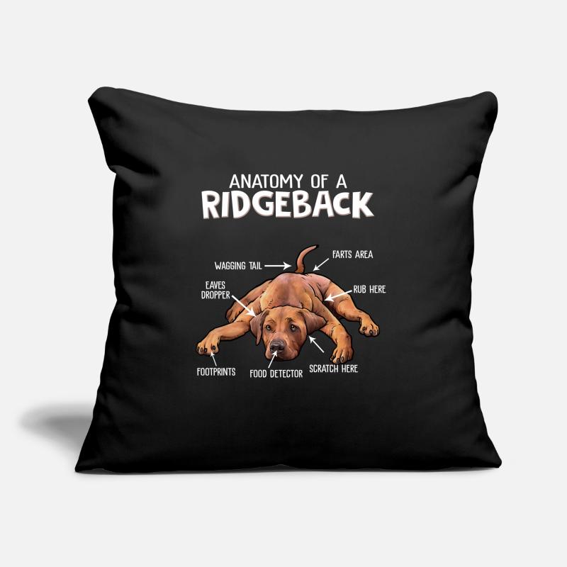Rhodesian Ridgeback Sofa pillowcase 17,3'' x 17,3'' (45 x 45 cm)