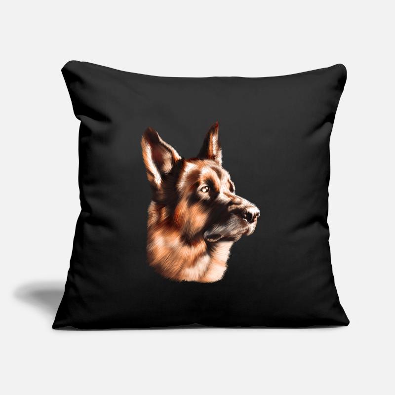 German shepherd dog Sofa pillowcase 17,3'' x 17,3'' (45 x 45 cm)