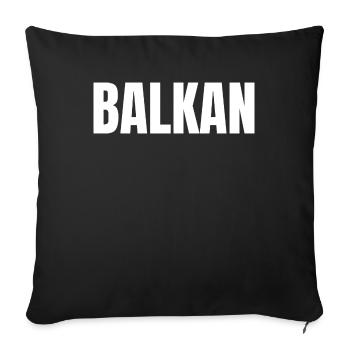 Balkan Hrvatska Apc Balkan Jebiga Hrvatska Croates - Housse de coussin décorative 45 x 45 cm - noir - Devant