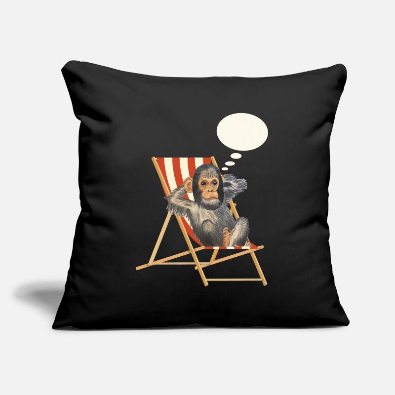 Transat de vacances Monkey Dream Housse de coussin décorative 45 x 45 cm