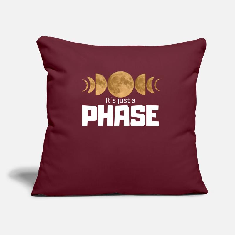 It's just a Phase - Moon Phases Design Sofa pillowcase 17,3'' x 17,3'' (45 x 45 cm)