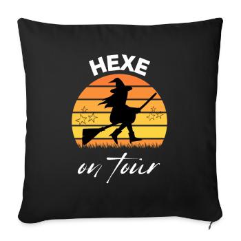 HEXE on tour HEXEN hexen - Sofakissenbezug 45 x 45 cm - Schwarz - Vorne