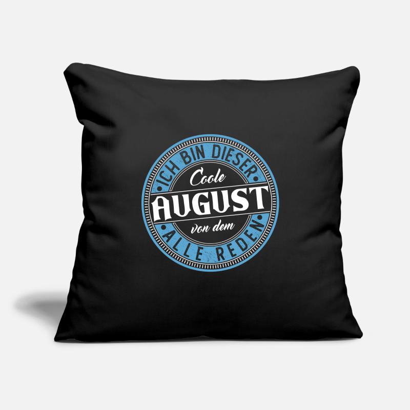 August Geschenkidee Geschenk Geburtstag Sofakissenbezug 45 x 45 cm
