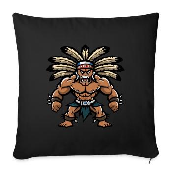 Chief Muscles Bodybuilding - Sofa pillowcase 17,3'' x 17,3'' (45 x 45 cm) - black - Front