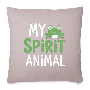 My Spirit Animal - Sofa pillowcase 17,3'' x 17,3'' (45 x 45 cm) - light taupe - Front