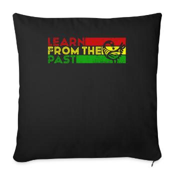 Sankofa Symbol Adinkra Ghana Black - Sofa pillowcase 17,3'' x 17,3'' (45 x 45 cm) - black - Front