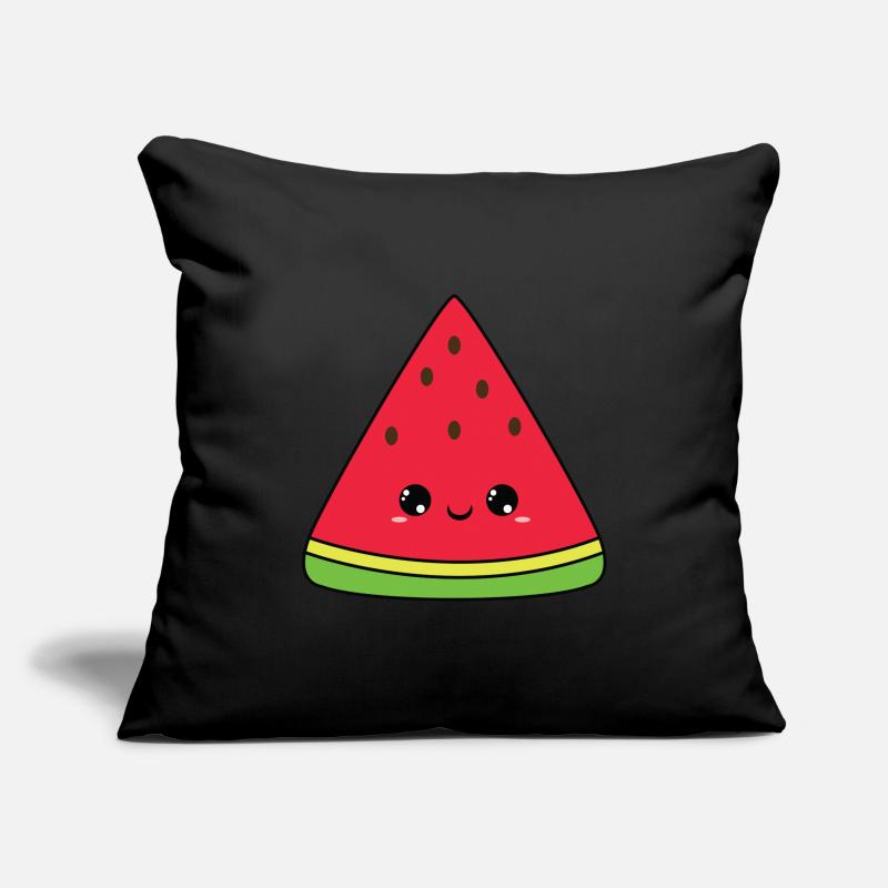douce pastèque, fruit de sperme, fruit mignon Housse de coussin décorative 45 x 45 cm
