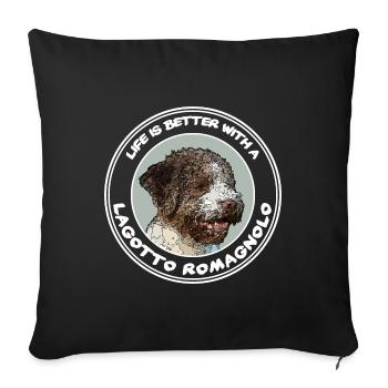 Better Life - Sofakissenbezug 45 x 45 cm - Schwarz - Vorne