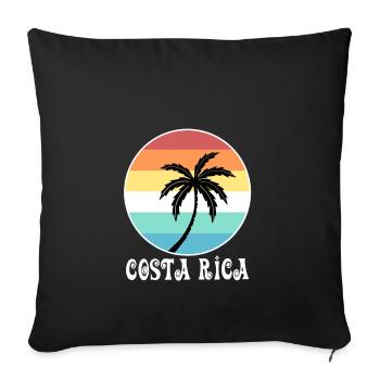Costa Rica - Sofakissenbezug 45 x 45 cm - Schwarz - Vorne