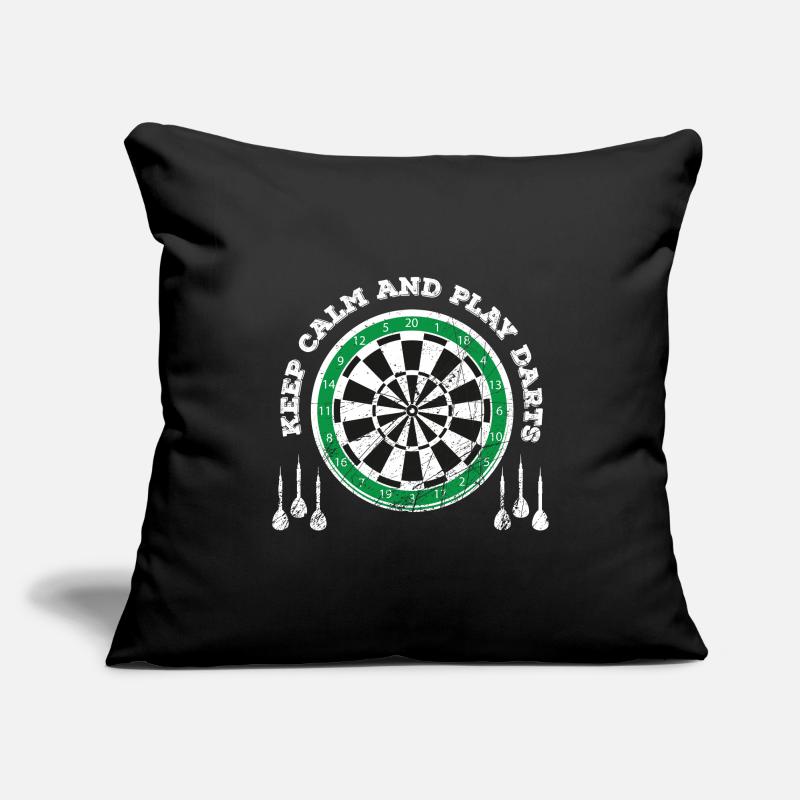 Fléchettes Fléchettes Dartboard Lancer Flèche Housse de coussin décorative 45 x 45 cm