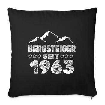 Jahr 1963 - Sofakissenbezug 45 x 45 cm - Schwarz - Vorne
