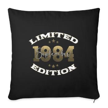 40e anniversaire Original septembre 1984 Volume 84 - Housse de coussin décorative 45 x 45 cm - noir - Devant