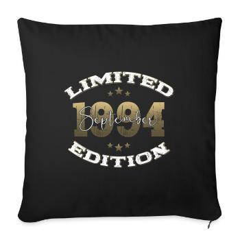 30e anniversaire Original Septembre 94 Né en 1994 - Housse de coussin décorative 45 x 45 cm - noir - Devant