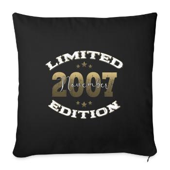 17th Birthday Legend November 2007 Volume 07 - Sofa pillowcase 17,3'' x 17,3'' (45 x 45 cm) - black - Front