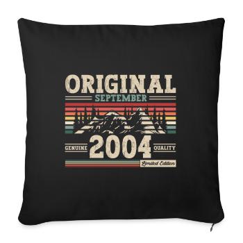 20e anniversaire Original Septembre 2004 Volume 04 - Housse de coussin décorative 45 x 45 cm - noir - Devant