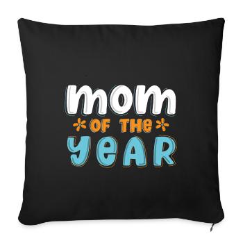 Mother's Day Mother Mom Mom - Sofa pillowcase 17,3'' x 17,3'' (45 x 45 cm) - black - Front