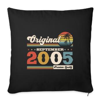 20th Birthday Legend September 2005 Volume 05 - Sofa pillowcase 17,3'' x 17,3'' (45 x 45 cm) - black - Front