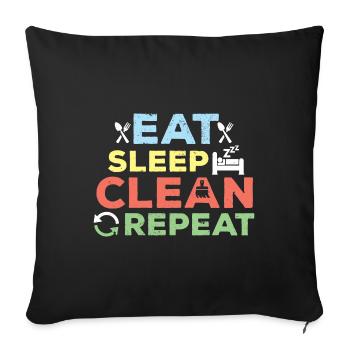 Gardien Gardien Facility Management - Housse de coussin décorative 45 x 45 cm - noir - Devant