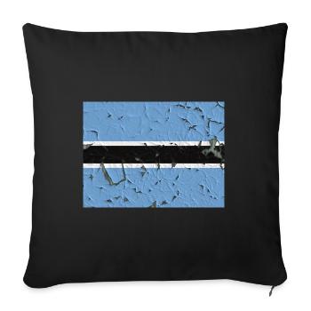 Botswana - Sofa pillowcase 17,3'' x 17,3'' (45 x 45 cm) - black - Front