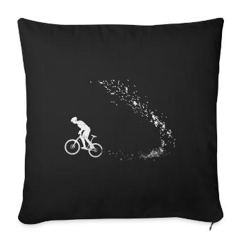 Cycling - (10) - Sofa pillowcase 17,3'' x 17,3'' (45 x 45 cm) - black - Front
