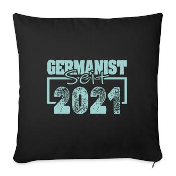 Deutsch 2021 - Sofakissenbezug 45 x 45 cm - Schwarz - Vorne