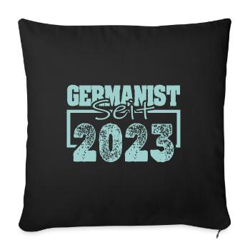 Jahr 2023 - Sofakissenbezug 45 x 45 cm - Schwarz - Vorne