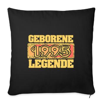 Legende 1995 - Sofakissenbezug 45 x 45 cm - Schwarz - Vorne