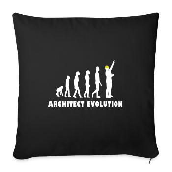 Architect Evolution - Sofa pillowcase 17,3'' x 17,3'' (45 x 45 cm) - black - Front