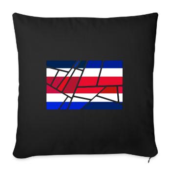 Costa Rica - Sofakissenbezug 45 x 45 cm - Schwarz - Vorne