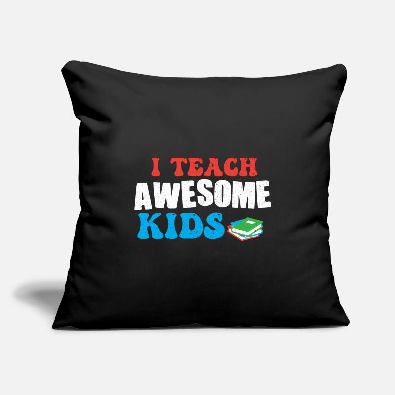 Enseignant Enseignant Enseignant école primaire Enseignant d’école Housse de coussin décorative 45 x 45 cm