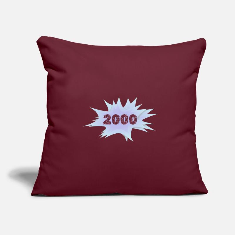Speech bubble 2000 Sofa pillowcase 17,3'' x 17,3'' (45 x 45 cm)
