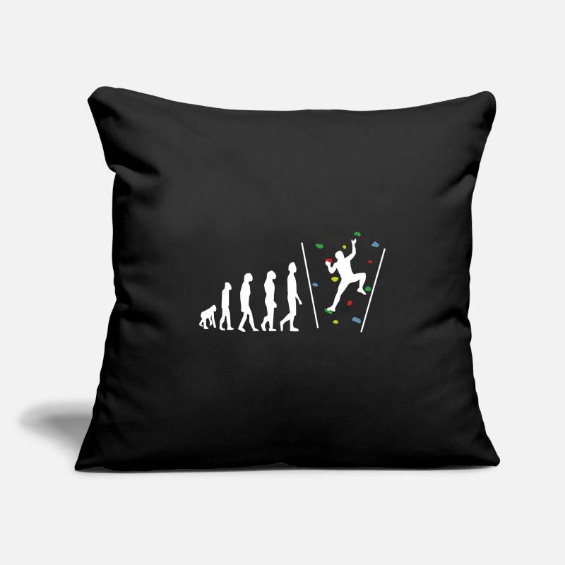 Bouldering Bouldern Evelution Housse de coussin décorative 45 x 45 cm