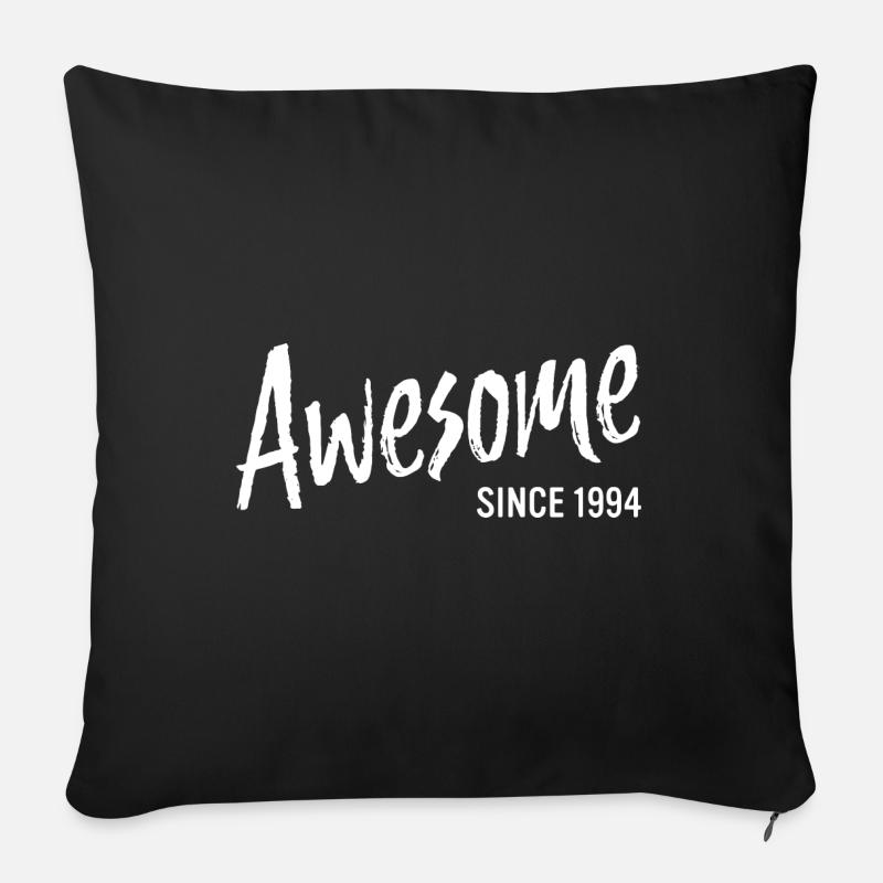 Awesome since 1994 - Sofakissenbezug 45 x 45 cm - Schwarz