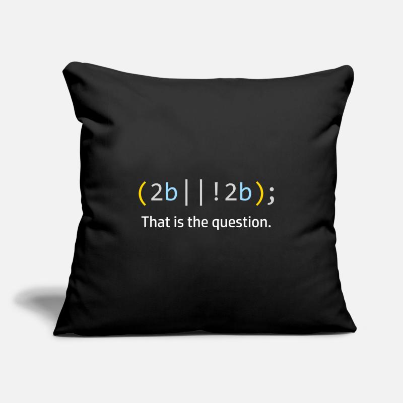Informaticien Programmeur de code informatique Housse de coussin décorative 45 x 45 cm