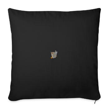 Foodbox asiatique - Housse de coussin décorative 45 x 45 cm - noir - Devant