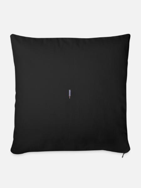 Eis am Stiel - Sofakissenbezug 45 x 45 cm - Schwarz