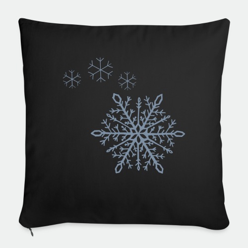 Snowflakes arc - Sofa pillowcase 17,3'' x 17,3'' (45 x 45 cm)