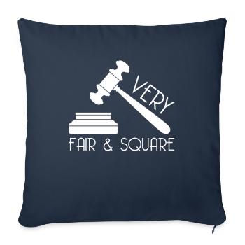 Judge Lawyer Judgment Judge - Sofa pillowcase 17,3'' x 17,3'' (45 x 45 cm) - navy - Front
