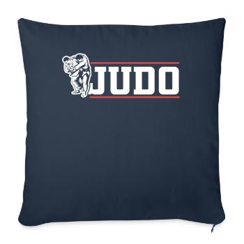 Judo fighter martial arts - Sofa pillowcase 17,3'' x 17,3'' (45 x 45 cm) - navy - Front