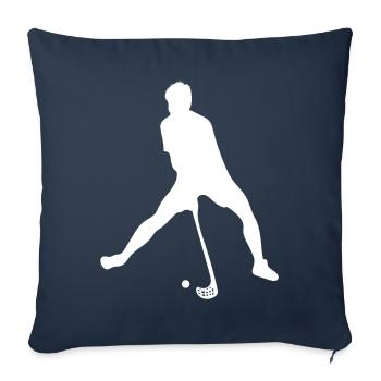 Floorball - Sofa pillowcase 17,3'' x 17,3'' (45 x 45 cm) - navy - Front