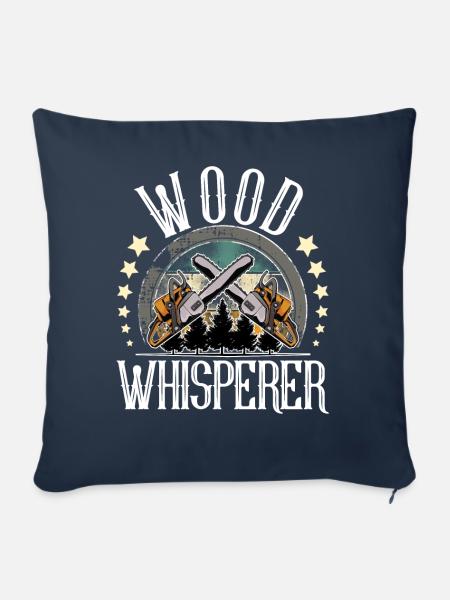 Holzfäller - Sofakissenbezug 45 x 45 cm - Navy