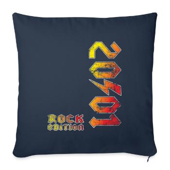 Birthday Rock Edition 2001 - Sofa pillowcase 17,3'' x 17,3'' (45 x 45 cm) - navy - Front