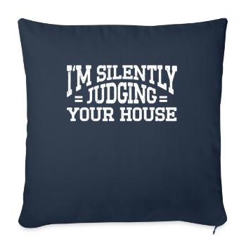Architect's Gift, Architecture Lover - Sofa pillowcase 17,3'' x 17,3'' (45 x 45 cm) - navy - Front