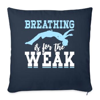 Swimming Float - Sofa pillowcase 17,3'' x 17,3'' (45 x 45 cm) - navy - Front
