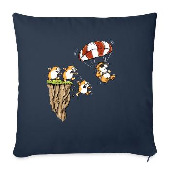 Lemming Fallschirm Individualität Paragliding Humo - Sofakissenbezug 45 x 45 cm - Navy - Vorne